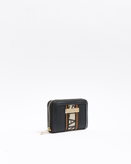 Black RI monogram purse