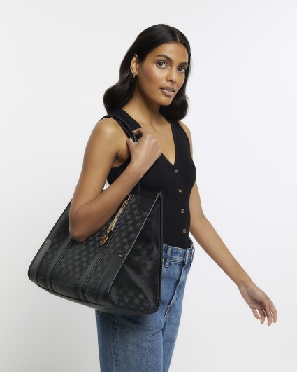 Women's Black Shopper Bags