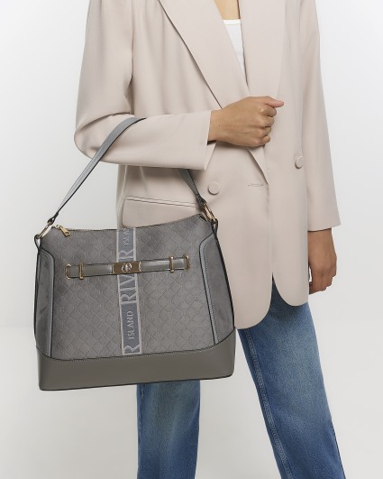 Grey handbag outlet