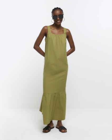 Khaki dress hotsell