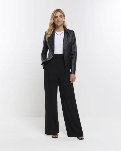 Fitted Blazer - Black - Ladies