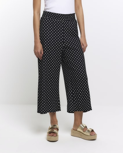 Black spot culottes