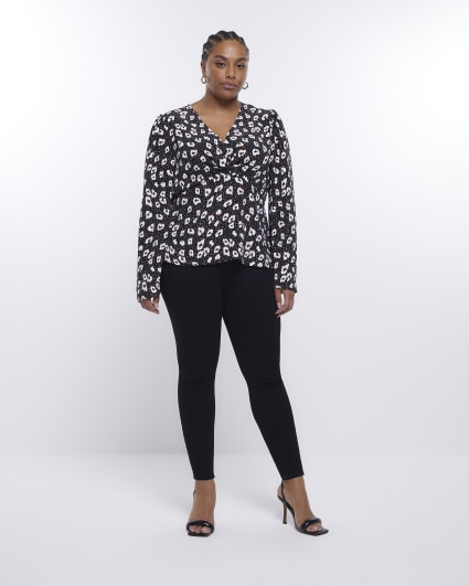 River island store polka dot top