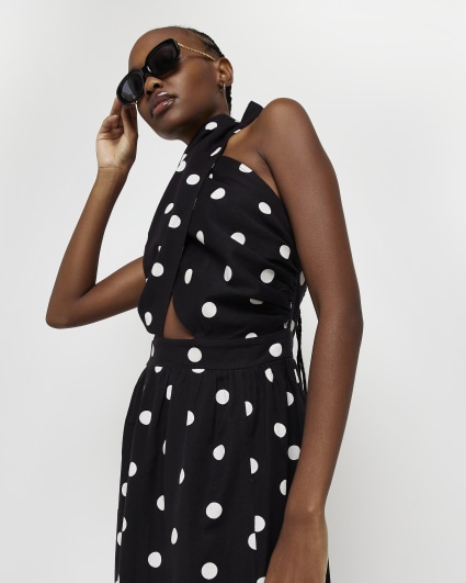 Polka dot outlet dress river island