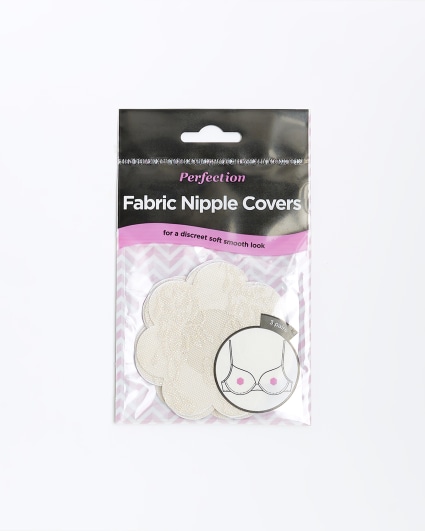 Beige nipple covers