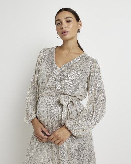 River island rose gold 2024 dress