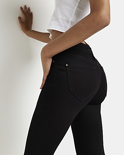 Tall Black Molly mid rise skinny jeans