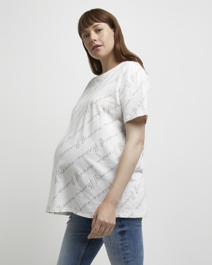 Maternity Modern Crewneck T-Shirt  Maternity, Gap maternity, Crew