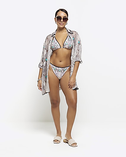 Wild Leopard Bikini Womens Cover Up