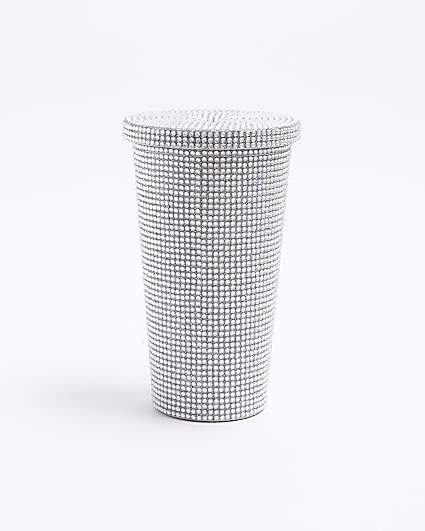Silver Diamante Cup