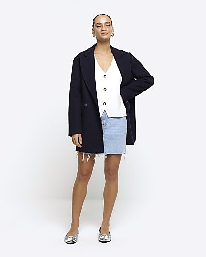 Navy oversized blazer