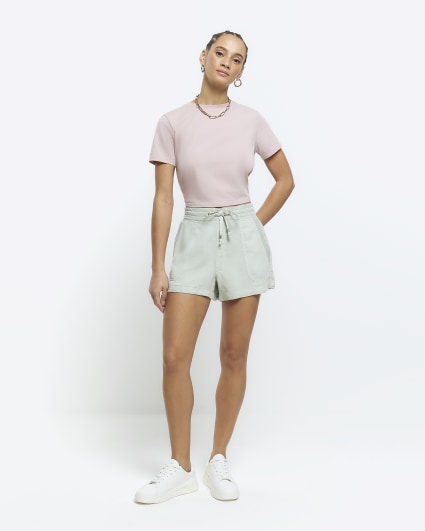 River Island structured tailored shorts in purple - part of a set