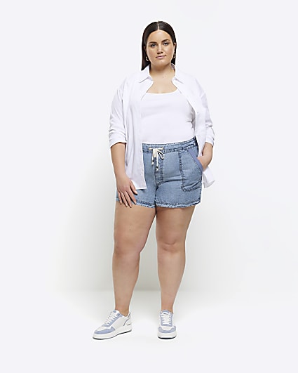 Cheap plus outlet size womens shorts