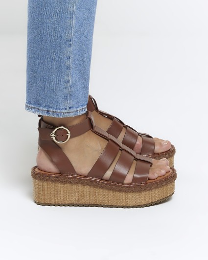 Flatform sandals river sales island