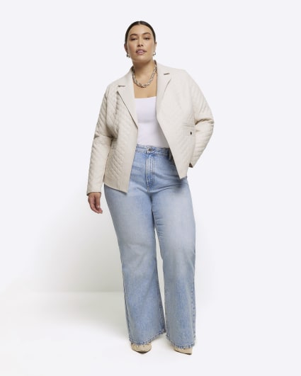 Plus size coats hot sale river island