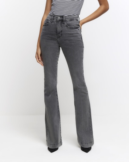 Low waist flared jeans