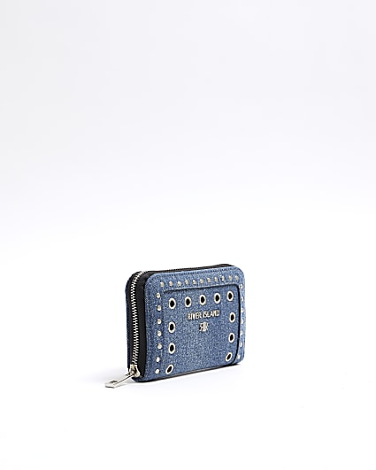 River island blue discount purse