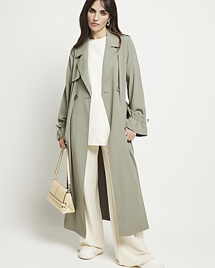 Midi duster jacket sale