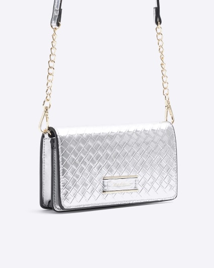 Silver beach cheap bag river island