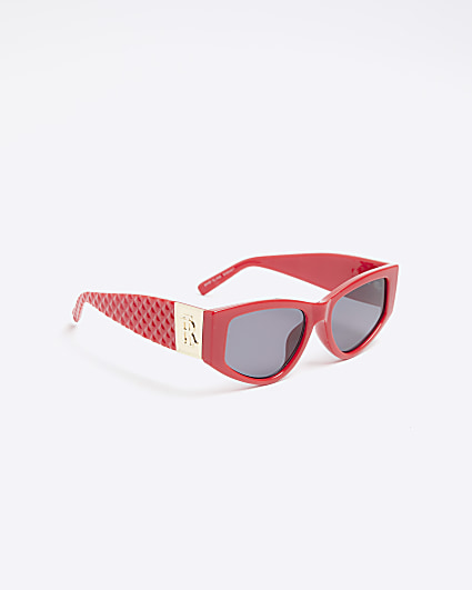 Red cat eye sunglasses