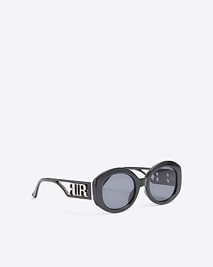 Black RI round sunglasses