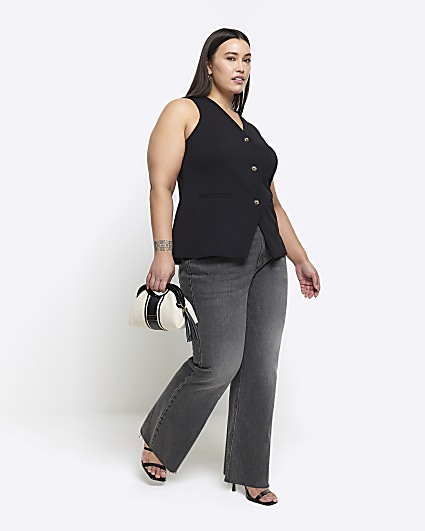 Plus size womens on sale waistcoats