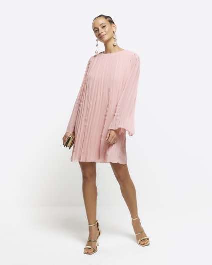 Light pink best sale shift dress