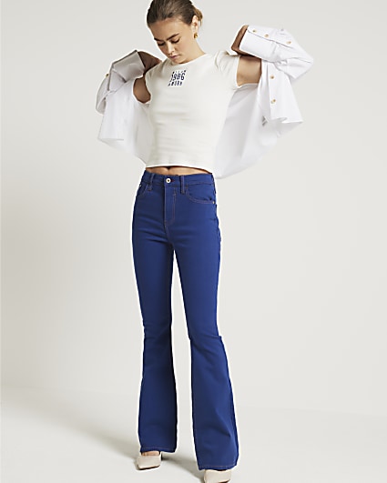 Women's Blue Bootcut & Flared Jeans | River Island