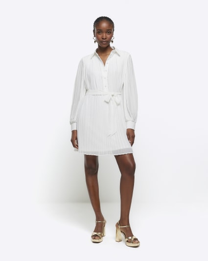 White poplin shirt hot sale dress