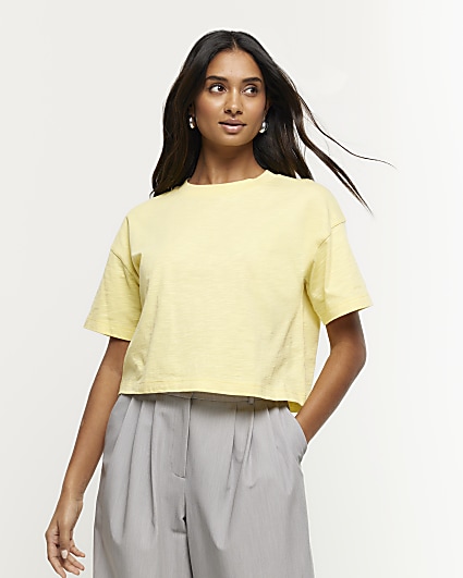 Yellow Boxy T-shirt