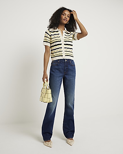 Straight leg boyfriend outlet jeans