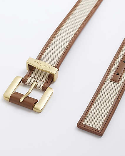 Brown Canvas Belt