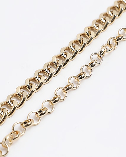 Gold Chain Bracelet Multipack
