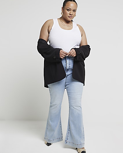 Plus size 2024 sailor jeans