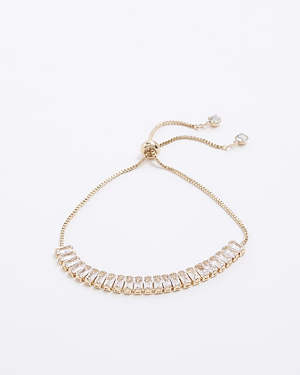 Gold diamante bracelet