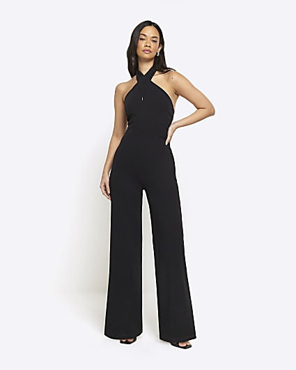 Ladies black cheap jumpsuit uk