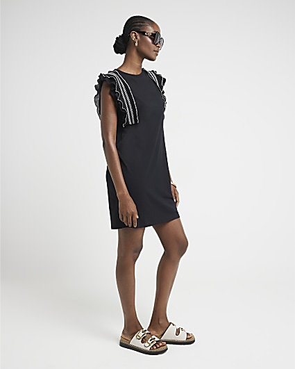 Black cheap shift dress