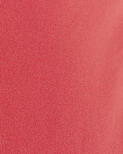 Pink knit Bandeau Midi dress