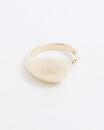 Gold Domed Wrap Ring