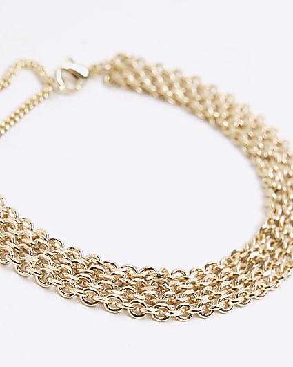 Gold Chain Watch Strap Bracelet