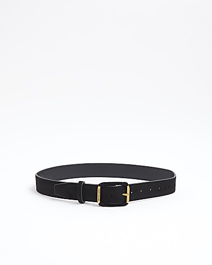 Black suedette belt