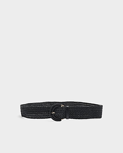 Black Macrame Belt