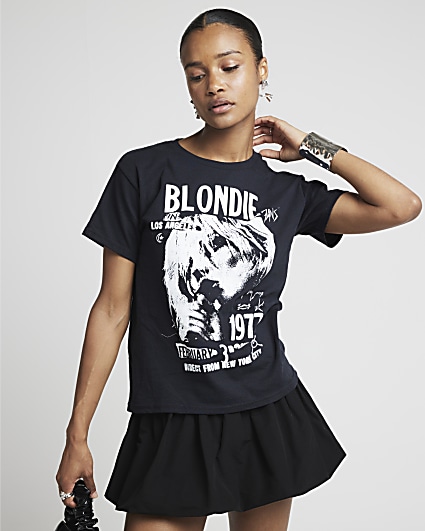 Black Blondie graphic t-shirt