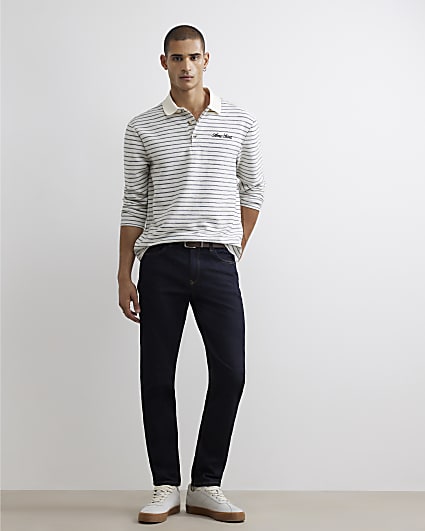 Blue Slim Fit Rinse Jeans