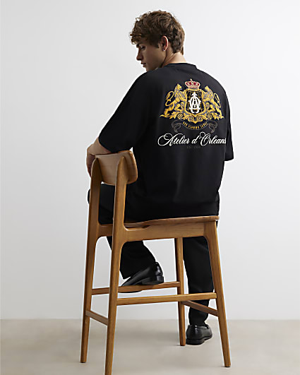 Black Crest Atelier Oversized Fit T-Shirt