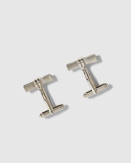Silver Bar Cufflinks