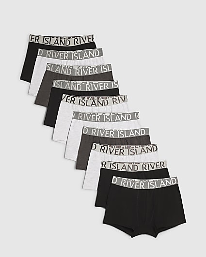 Grey Metallic RI Pack Of 10 Trunks