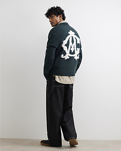 Green Regular Fit Sanctuaire Cosy Knit Jumper