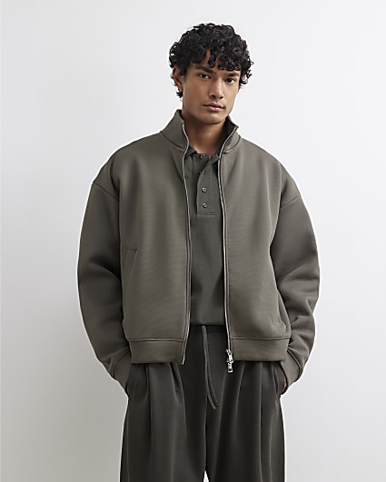 Green Premium Funnel Neck Sweatshirt