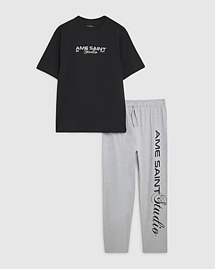 Grey Ame Saint Loungewear Set